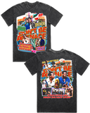 Mens Don't Be A Menace Vintage Stone Washed 100% Cotton Heavy Weight T-Shirt