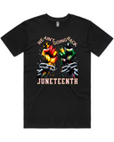 We Ain't Going Back Juneteenth Men's And Women's T-Shirt Or Crop Top T-Shirt