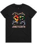 We Ain't Going Back Juneteenth Men's And Women's T-Shirt Or Crop Top T-Shirt