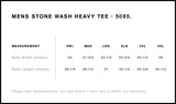 Mens Friday Vintage Stone Washed 100% Cotton Heavy Weight T-Shirt