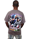 Mens Friday Vintage Stone Washed 100% Cotton Heavy Weight T-Shirt