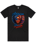 American Dream Queen 4th Of July Women's T-Shirt Or Crop Top