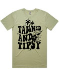 Tanned And Tipsy Short Sleeve T-Shirt