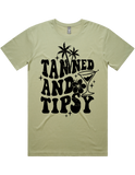 Tanned And Tipsy Short Sleeve T-Shirt