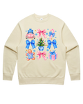 Christmas Buggy Coquette Christmas Sweatshirt