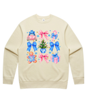 Christmas Buggy Coquette Christmas Sweatshirt