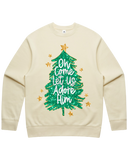 Come Adore Him Sequin Christmas Sweatshirt