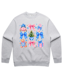 Christmas Buggy Coquette Christmas Sweatshirt