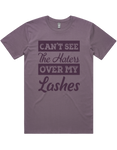 Cant See The Haters Over My Lashes Short Sleeve T-Shirt