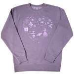 Halloween Heart Embroidered Sweatshirt