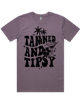 Tanned And Tipsy Short Sleeve T-Shirt