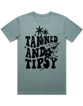 Tanned And Tipsy Short Sleeve T-Shirt