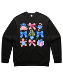 Christmas Buggy Coquette Christmas Sweatshirt