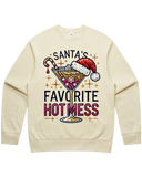 Santa's Favorite Hot Mess Christmas Sweatshirt