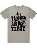 Tanned And Tipsy Short Sleeve T-Shirt