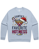 Santa's Favorite Hot Mess Christmas Sweatshirt