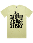 Tanned And Tipsy Short Sleeve T-Shirt