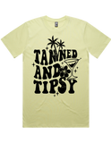 Tanned And Tipsy Short Sleeve T-Shirt