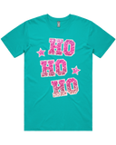 HoHoHo Glitter Look Christmas Tshirt