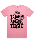 Tanned And Tipsy Short Sleeve T-Shirt