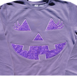 Lady Lantern Embroidered Glitter Sweatshirt