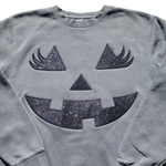 Lady Lantern Embroidered Glitter Sweatshirt