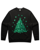 Green Sparkling Christmas Tree Sweatshirt