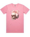 Pink Skull & Bow Halloween Tshirt