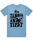 Tanned And Tipsy Short Sleeve T-Shirt