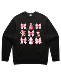 Pink Christmas Coquette Sweatshirt