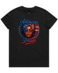American Dream Queen 4th Of July Women's T-Shirt Or Crop Top