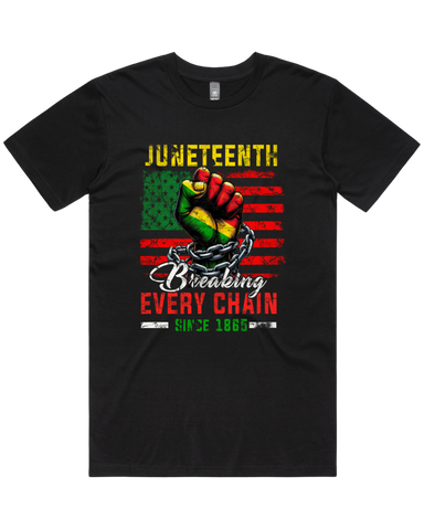 Juneteenth Chain Breaker Men's And Women's T-Shirt Or Crop Top T-Shirt