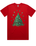 Sparkling Green Christmas Tree Tshirt