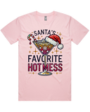 Santa's Favorite Hot Mess Christmas Tshirt