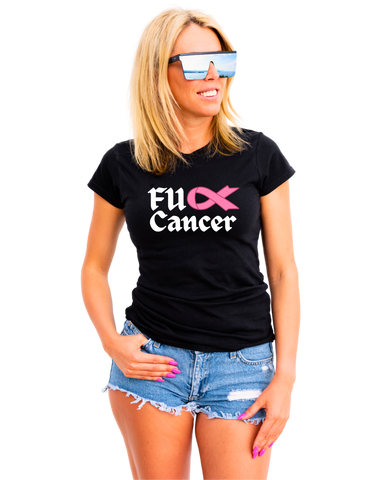 F**k Cancer Breast Cancer Awareness T-shirt