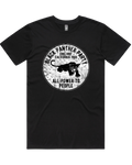 Men's Black Panther Party Vintage 100% Cotton Garment dyed T-Shirt