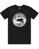 Men's Black Panther Party Vintage 100% Cotton Garment dyed T-Shirt