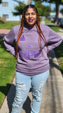 Lady Lantern Embroidered Glitter Sweatshirt