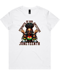 Juneteenth Strength Womens T-Shirt Or Crop Top T-Shirt