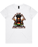 Juneteenth Strength Womens T-Shirt Or Crop Top T-Shirt