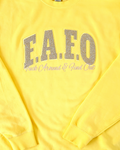 Custom Embroidered F.A.F.O (F*** Around And Find Out) Glittered Sweatshirt(choose glitter and thread colors)