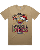 Santa's Favorite Hot Mess Christmas Tshirt