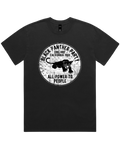 Men's Black Panther Party Vintage 100% Cotton Garment dyed T-Shirt