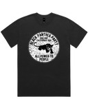 Men's Black Panther Party Vintage 100% Cotton Garment dyed T-Shirt