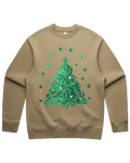 Green Sparkling Christmas Tree Sweatshirt