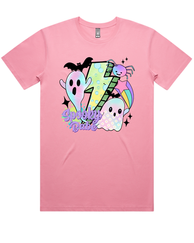 Pastel Spooky Babe Halloween Short Sleeve T-shirt