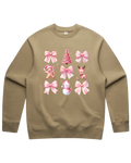 Pink Christmas Coquette Sweatshirt