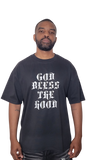 Mens God Bless The Hood Vintage Heavy Weight Cotton Short Sleeve T-Shirt