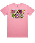 Spooky Vibes Colorful Halloween Short Sleeve Tshirt
