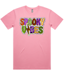 Spooky Vibes Colorful Halloween Short Sleeve Tshirt